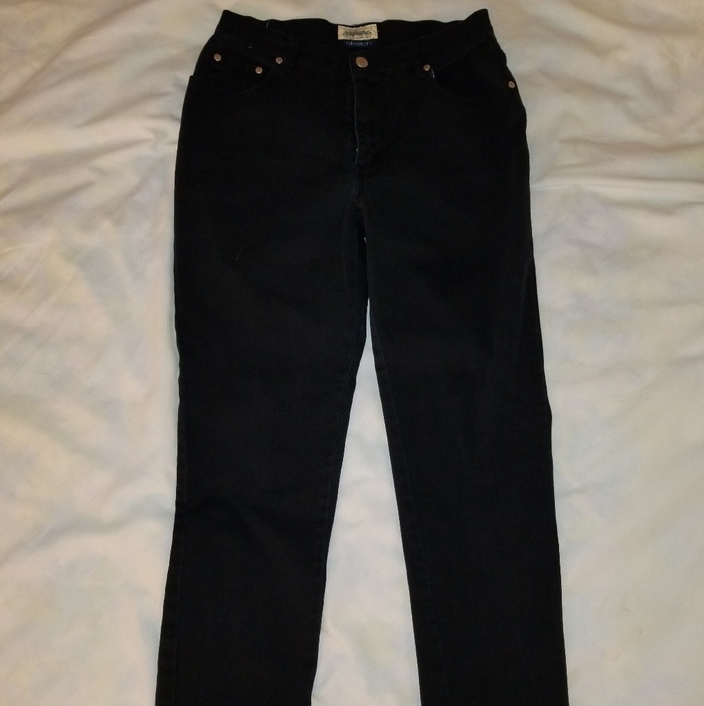 Straight leg Black Jeans